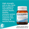 Blackmores Bio Zinc Skin Health Immune Support Vitamin Tablets 84 Pack, designed to promote healthy skin and enhance immune system function with a potent dose of zinc in an easy-to-take tablet form.