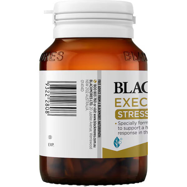 Blackmores Executive B Stress Formula 62 Pack is a dietary supplement designed to support mental clarity and stress management. The bottle contains 62 tablets, offering a convenient and effective way to manage stress and promote overall wellbeing.