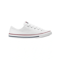Converse Chuck Taylor All Star Dainty Low Top Sneaker in White, featuring a sleek, low-profile design for a minimalist and stylish look.