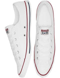 Converse Chuck Taylor All Star Dainty Low Top Sneaker in White, featuring a sleek, low-profile design for a minimalist and stylish look.