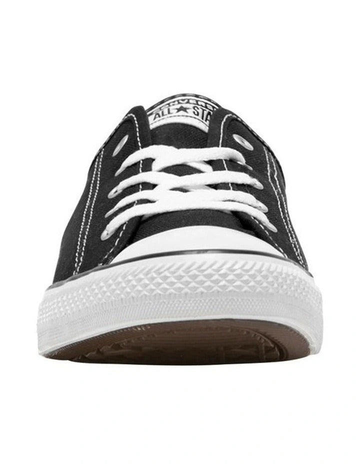 Converse Chuck Taylor All Star Dainty Low Top Sneaker in Black, featuring a sleek, low-profile design for a minimalist and stylish look.