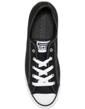 Converse Chuck Taylor All Star Dainty Low Top Sneaker in Black, featuring a sleek, low-profile design for a minimalist and stylish look.