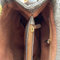 Beige leather handbag for women — LeatherLuxe shoulder bag with elegant design and premium craftsmanship
