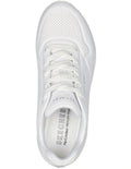 Skechers Uno Stand On Air Sneaker in White with cushioned comfort and modern sporty style