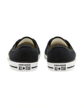 Converse Chuck Taylor All Star Ballet Lace Sneaker in Black, featuring a sleek, low-profile design with ballet-inspired laces for a feminine, stylish look.