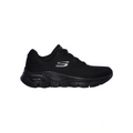 Skechers Arch Fit Sunny Outlook Sneaker in Black - supportive cushioned walking shoes for everyday comfort