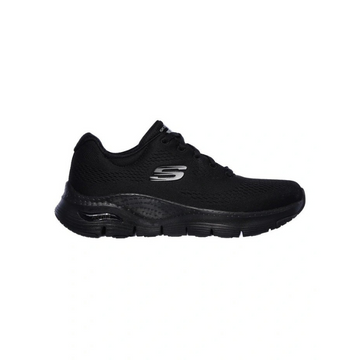 Skechers Arch Fit Sunny Outlook Sneaker in Black - supportive cushioned walking shoes for everyday comfort