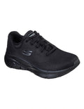 Skechers Arch Fit Sunny Outlook Sneaker in Black - supportive cushioned walking shoes for everyday comfort