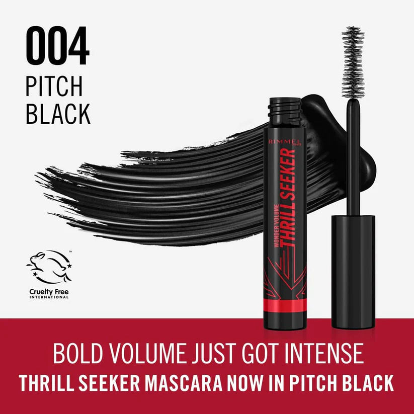 Rimmel Wonder Volume Mascara Pitch Black 8ml voluminous black lashes