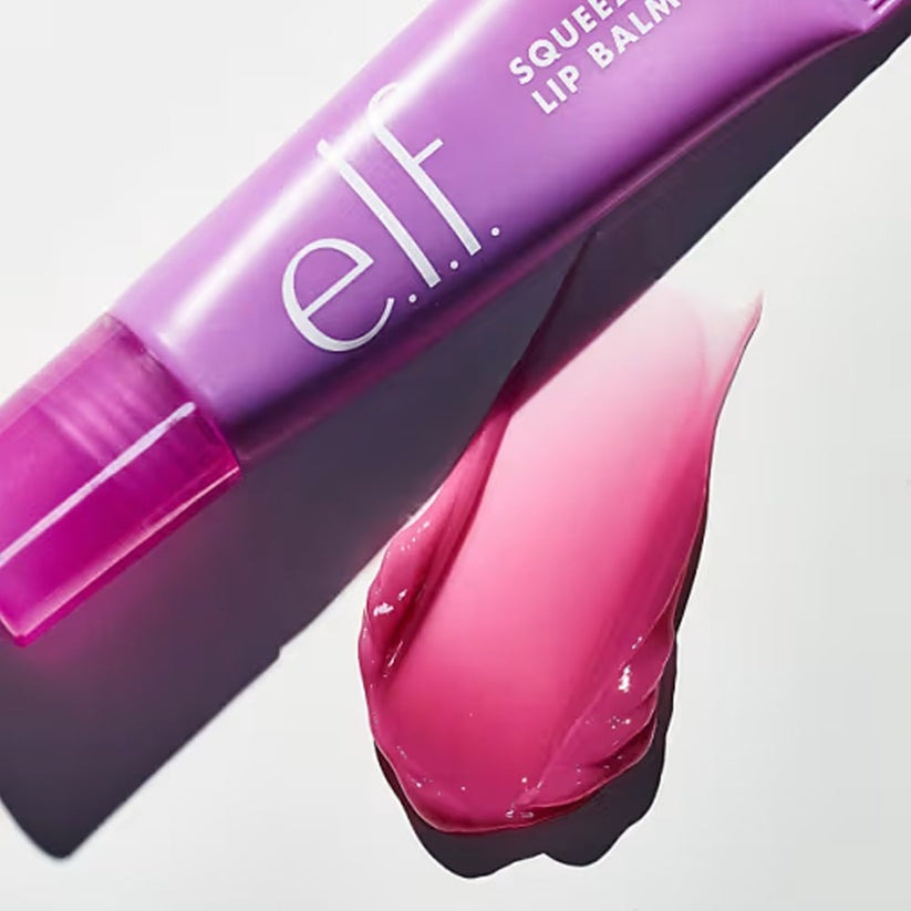 Nourishing e.l.f. Squeeze Me Lip Balm Grape flavor 6g