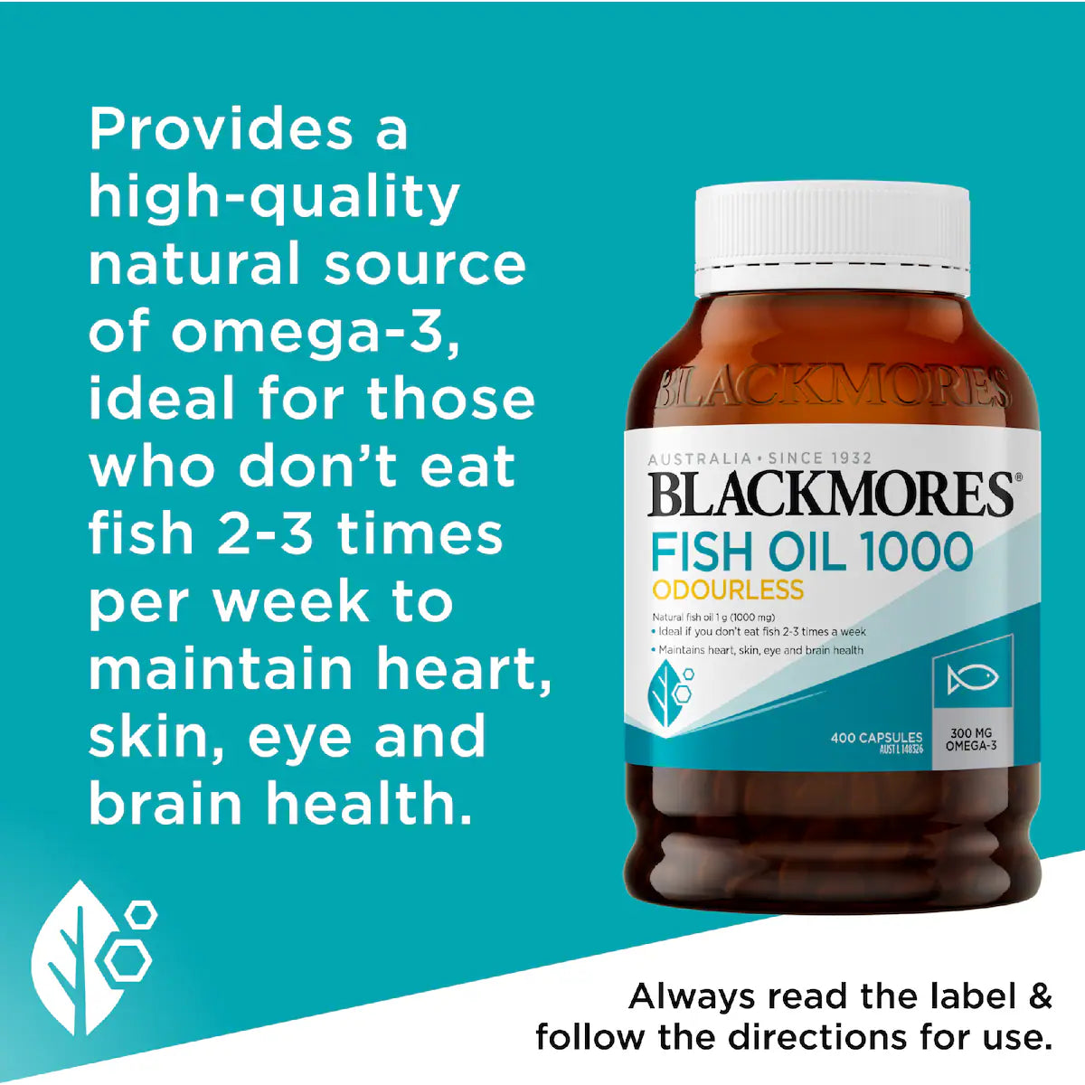 nd a clear cap, showcasing high-quality fish oil for heart and brain health.