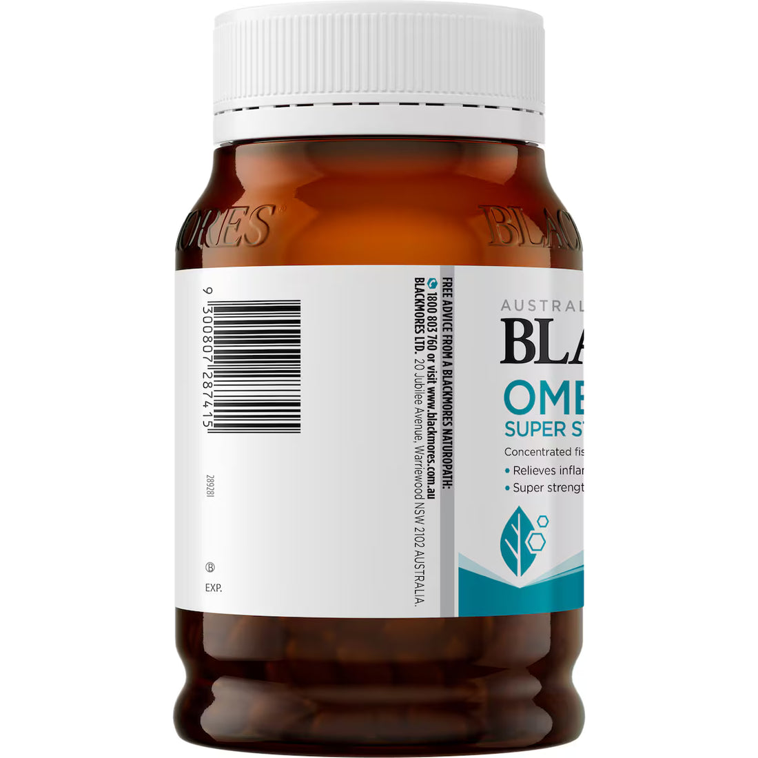 Blackmores Omega Triple Super Strength Fish Oil Capsules 150 pack – high potency omega-3 supplement for heart, brain, and joint health.