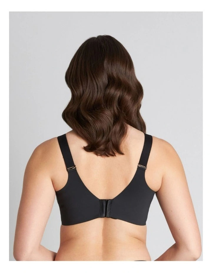 Bendon Sport Motion Zip Front Sports Bra in Black