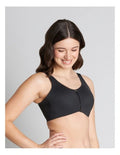 Bendon Sport Motion Zip Front Sports Bra in Black