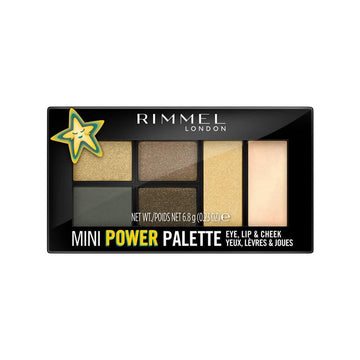 Rimmel Mini Power Palette Eye Lip Cheek 005 Boss Babe 6.8g versatile makeup palette