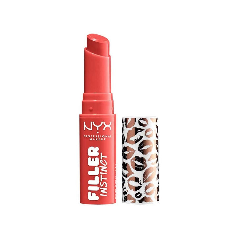 NYX Filler Instinct Plumping Lip Color 01 Besos bold red lipstick