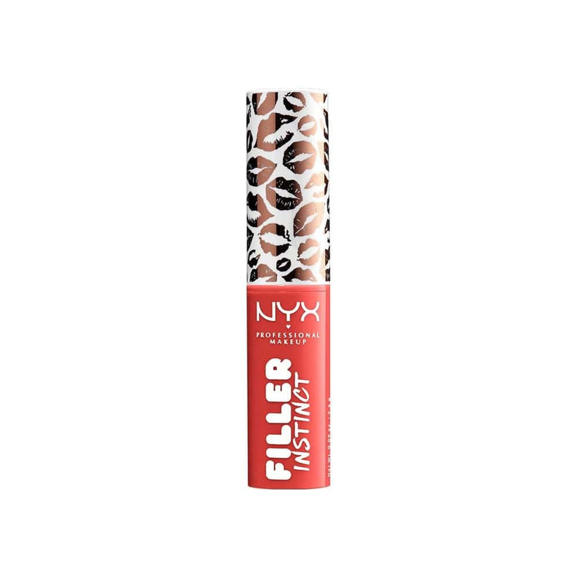 NYX Filler Instinct Plumping Lip Color 01 Besos bold red lipstick