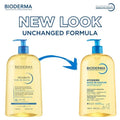 Bioderma Atoderm Shower Oil Cleanser for dry skin with niacinamide and plant biolipids.