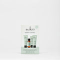 Sukin skincare product set packaging on a white background
