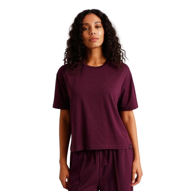 Chloe & Lola Boyfriend Lounge T-Shirt, oversized relaxed fit, 100% modal, round neck, exclusive to Myer