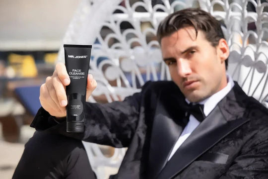 Face Cleanser for Men in sleek packaging designed for deep cleansing, hydrating, and refreshing men’s skin.