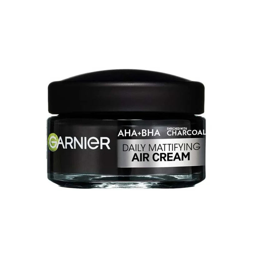 Garnier Air Cream Pure Active Charcoal 50ml for oil control, hydration, and clearer skin