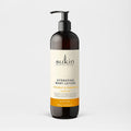 Sukin hydrating body lotion bottle on a light gray background