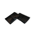 LeatherLuxe Black Genuine Leather Wallet with Card Holder – Premium Men’s Slim Bifold Wallet