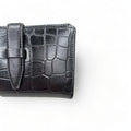 LeatherLuxe Black Genuine Leather Wallet with Card Holder – Premium Men’s Slim Bifold Wallet