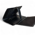 LeatherLuxe Black Genuine Leather Wallet with Card Holder – Premium Men’s Slim Bifold Wallet