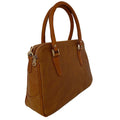 Premium Light Brown Leather Office Bag with Shoulder Strap — Elegant, Durable, and Spacious Business Bag for Professionals