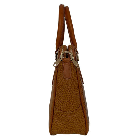 Premium Light Brown Leather Office Bag with Shoulder Strap — Elegant, Durable, and Spacious Business Bag for Professionals