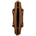 Premium Light Brown Leather Office Bag with Shoulder Strap — Elegant, Durable, and Spacious Business Bag for Professionals