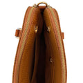 Premium Light Brown Leather Office Bag with Shoulder Strap — Elegant, Durable, and Spacious Business Bag for Professionals