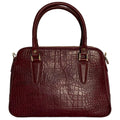 LeatherLuxe premium red leather office bag for professionals, stylish shoulder bag with sleek design, durable craftsmanship, and elegant finish.