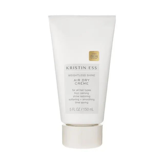 Tube of Kristin Ess Weightless Shine Air Dry Creme on a white background