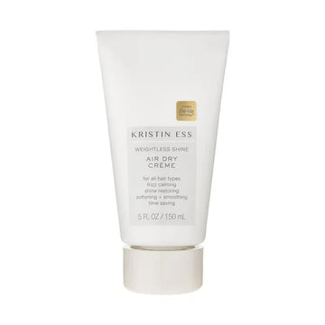 Tube of Kristin Ess Weightless Shine Air Dry Creme on a white background