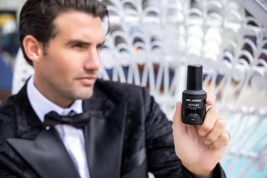 Hydrating face serum for men with anti-aging and moisturizing formula — lightweight skincare for smoother, healthy-looking skin