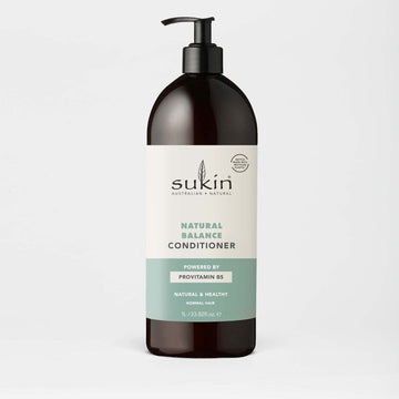 Sukin Natural Balance Conditioner bottle on a light gray background