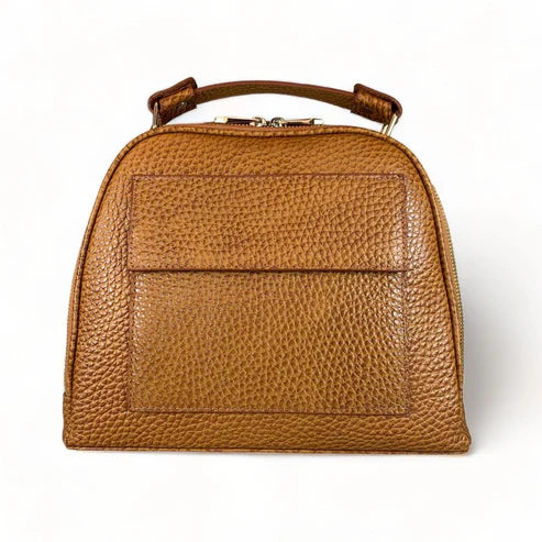 Premium leather women's handbag in satchel and shoulder bag style, featuring elegant stitching, durable handles, and a classic design for everyday and formal use.