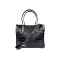 LeatherLuxe black women's leather handbag – premium shoulder and crossbody bag with elegant design and durable stitching