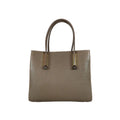 LeatherLuxe beige women's leather handbag with adjustable shoulder strap, elegant crossbody design, perfect for casual and formal use.