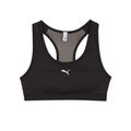 Black sports bra with Puma logo on a white background