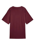 Puma ESS Relaxed Tee in soft cotton blend with subtle cat logo embroidery, casual everyday wear for men and women