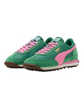 Puma Easy Rider Vintage Women’s Shoe with suede leather overlays, slim retro profile and low heel, casual lifestyle sneaker in leather and textile blend