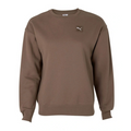 Brown sweatshirt with a logo on a white background