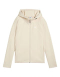 Puma Evostripe Full-Zip Hoodie in slim fit design made with 77% cotton and 23% polyester, featuring moisture-wicking fabric for active wear