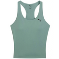 Green tank top with Puma logo on a white background