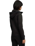 Puma Evostripe Full-Zip Hoodie with reflective cat logo, high neck hood, full zip closure, raglan sleeves, and breathable mesh details