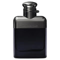Black perfume bottle with 'Ralph's Club' branding on a white background